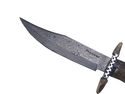 Pioneer Custom Made Damascus Steel Hunting Knife N