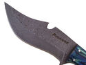 Pioneer Custom Made Damascus Steel Hunting Knife N