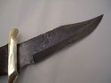 Pioneer Custom Made Damascus Steel Hunting KnifeNe