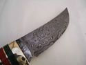 Pioneer Hand Made Damascus Steel Hunting Knife,New