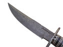 Pioneer Custom Made Damascus Steel Hunting Knife,W