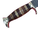 Pioneer Custom Made Damascus Steel Hunting Knife N