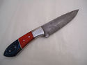 Pioneer Custom Made Damascus Steel Hunting Knife N