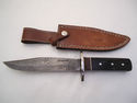 Pioneer Hand Made Damascus Steel Hunting Knife New