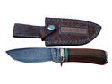 Pioneer Custom Made Damascus Steel Hunting Knife N