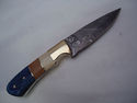 Pioneer Custom Made Damascus Steel Hunting Knife N