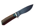 Pioneer Custom Made Damascus Steel Hunting Knife N