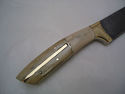 Pioneer Custom Made Damascus Steel Hunting Knife N