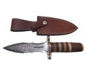 Pioneer Custom Made Damascus Steel Hunting Knife N