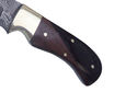 Pioneer Custom Made Damascus Steel Hunting Knife N