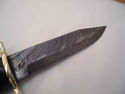 Pioneer Custom Made Damascus Steel Hunting Knife N