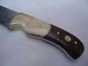 Pioneer Custom Made Damascus Steel Hunting Knife N