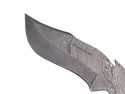 Pioneer Custom Made Damascus Steel Hunting Knife N