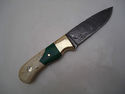 Pioneer Custom Made Damascus Steel Hunting Knife N