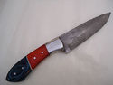 Pioneer Custom Made Damascus Steel Hunting Knife N