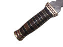 Pioneer Custom Made Damascus Steel Hunting Knife N