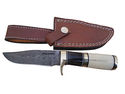 Pioneer Custom Made Damascus Steel Hunting Knife N