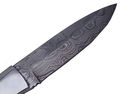 Pioneer Custom Made Damascus Steel Hunting Knife,W