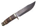  Pioneer Custom Made Damascus Steel Hunting Knife 