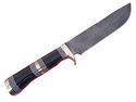 Pioneer Custom Made Damascus Steel Hunting Knife N