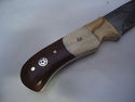 Pioneer Custom Made Damascus Steel Hunting Knife N