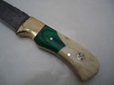 Pioneer Custom Made Damascus Steel Hunting Knife N