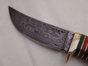 Pioneer Hand Made Damascus Steel Hunting Knife,New