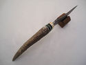 Pioneer Custom Made Damascus Steel Hunting Knife N