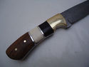 Pioneer Custom Made Damascus Steel Hunting Knife N