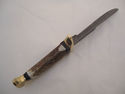 Pioneer Custom Made Damascus Steel Hunting Knife N