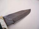 Pioneer Custom Made Damascus Steel Hunting Knife N