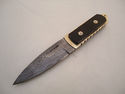  Pioneer Custom Made Damascus Steel Hunting Knife 