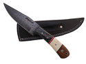 Pioneer Custom Made Damascus Steel Hunting Knife N