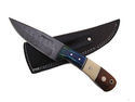 Pioneer Custom Made Damascus Steel Hunting Knife N