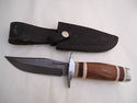 Pioneer Custom Made Damascus Steel Hunting Knife N