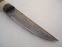 Pioneer Custom Made Damascus Steel Hunting Knife N