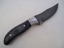 Pioneer Custom Made Damascus Steel Hunting Knife N