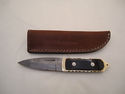  Pioneer Custom Made Damascus Steel Hunting Knife 