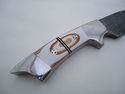 Pioneer Custom Made Damascus Steel Hunting Knife N