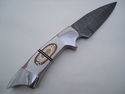 Pioneer Custom Made Damascus Steel Hunting Knife N