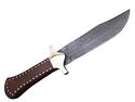 Pioneer Custom Made Damascus Steel Hunting Knife N