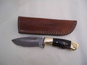 Pioneer Custom Made Damascus Steel Hunting Knife N