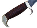 Pioneer Custom Made Damascus Steel Hunting Knife N