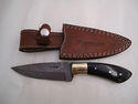 Pioneer Custom Made Damascus Steel Hunting Knife N