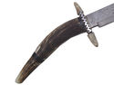 Pioneer Custom Made Damascus Steel Hunting Knife N