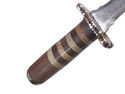 Pioneer Custom Made Damascus Steel Hunting Knife N