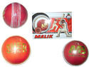 MB Malik "Bubber Sher"Cricket Ball 6 Piece Leather