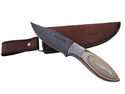 Pioneer Custom Made Damascus Steel Hunting Knife N