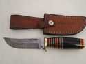 Pioneer Custom Made DamascusSteel Hunting Knife Ne