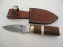 Pioneer Custom Made Damascus Steel Hunting Knife N